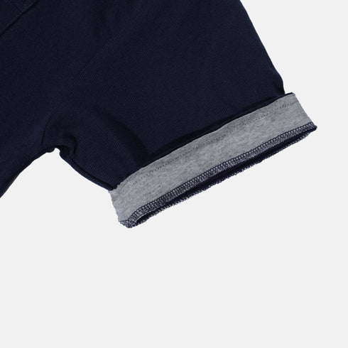 Boysnextdoor 棉麻寬版口袋T-Shirt